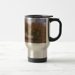 Taza De Viaje El árbol de la caída del otoño de Van Gogh sale de
