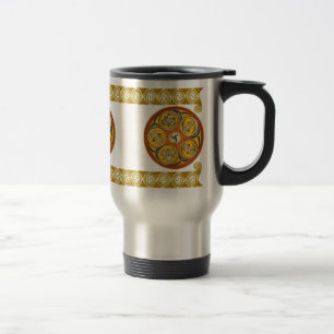Taza De Viaje El arte espiral céltico asalta, el diseño #2 de