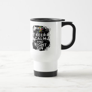 Taza De Viaje El autismo guarda calma y sigue luchando