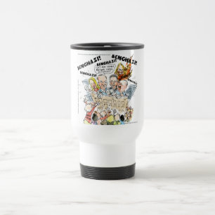 Taza De Viaje El Benghazi Shuffle Divertido