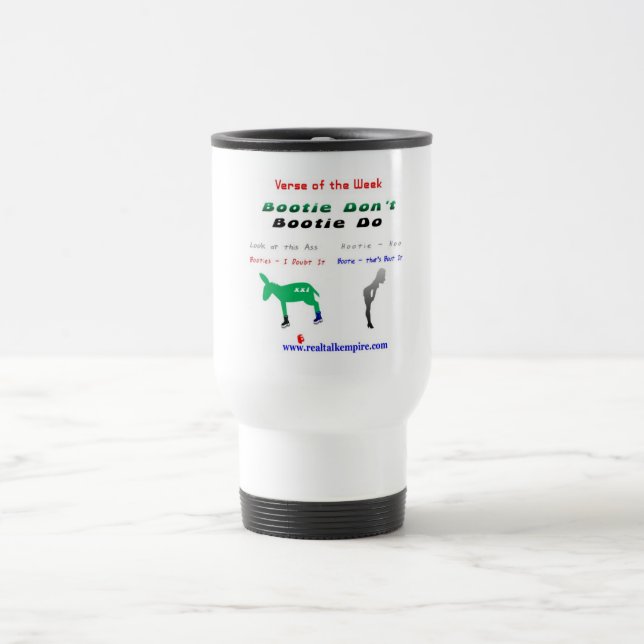 Taza De Viaje el botín no hace - sorbo grande (Centro)