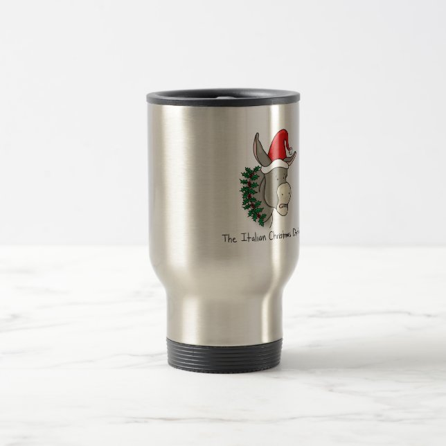 Taza De Viaje El burro italiano del navidad (Centro)
