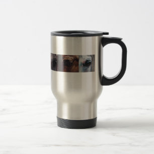 Taza De Viaje El caballo observa - Windows a la taza del viaje