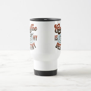 Taza De Viaje "El café es mi destino" Mug