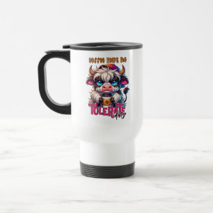 Taza De Viaje El Café Me Ayuda a Tolerar a los Idiotas