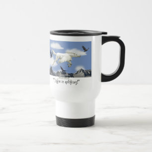 Taza De Viaje ¡EL CAFÉ SE ESTÁ UPLICANDO! Pegasus Fantasy Beber 