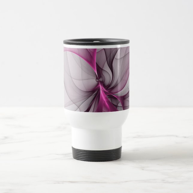 Taza De Viaje El caos elegante, el arte contemporáneo abstracto  (Centro)