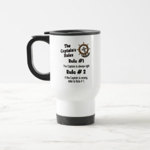 Taza De Viaje El capitán siempre tiene razón