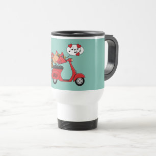 Taza De Viaje El cardenal rojo le gusta a Scooter