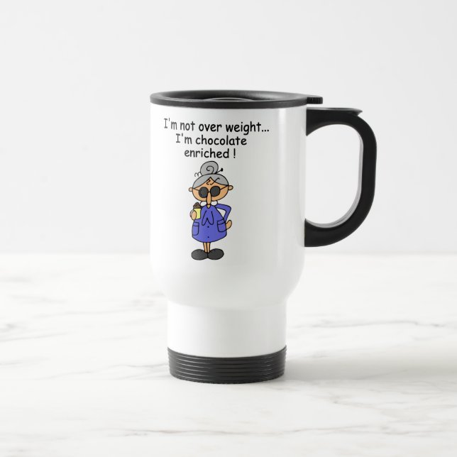 Taza De Viaje El chocolate enriqueció humor (Derecha)