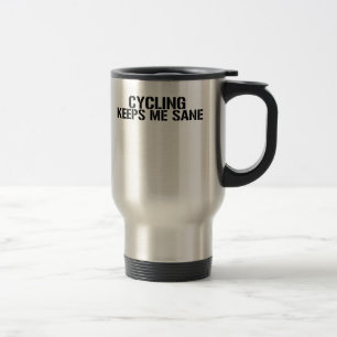 Taza De Viaje El ciclo me mantiene sano