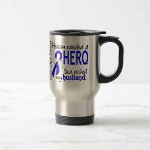Taza De Viaje El cielo necesitó a un marido del cáncer de colon
