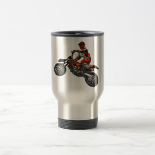 Taza De Viaje El competir con de la motocicleta