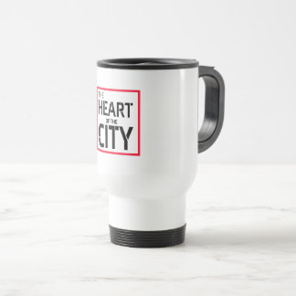 Taza De Viaje El corazón de la ciudad de los viajes y desplazami