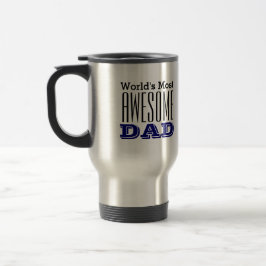 Taza De Viaje El diseño de texto DAD más sorprendente del mundo