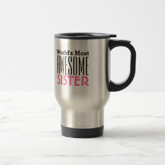 Taza De Viaje El diseño MÁS IMPRESIONANTE del Hermana-Texto del