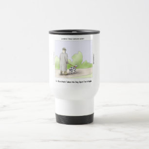 Taza De Viaje El Dr Rorschach lleva al perro Spot a dar un paseo