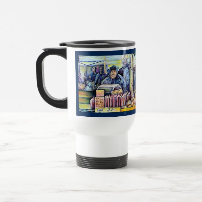 Taza De Viaje Él Escuchó, Lo Que Vi (Izquierda)
