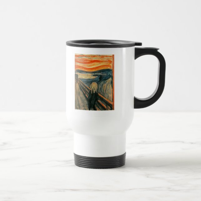 Taza De Viaje El estribillo del arte expresionista moderno Edvar (Derecha)