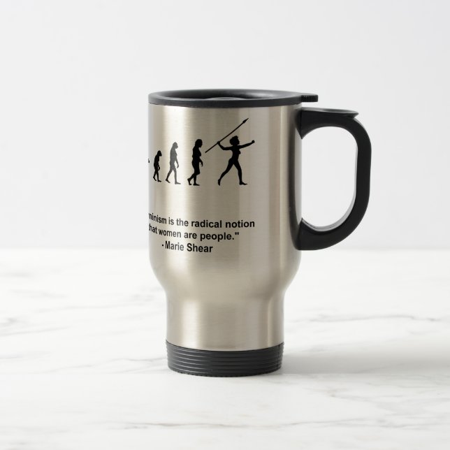 Taza De Viaje El feminismo es la noción radical (Derecha)