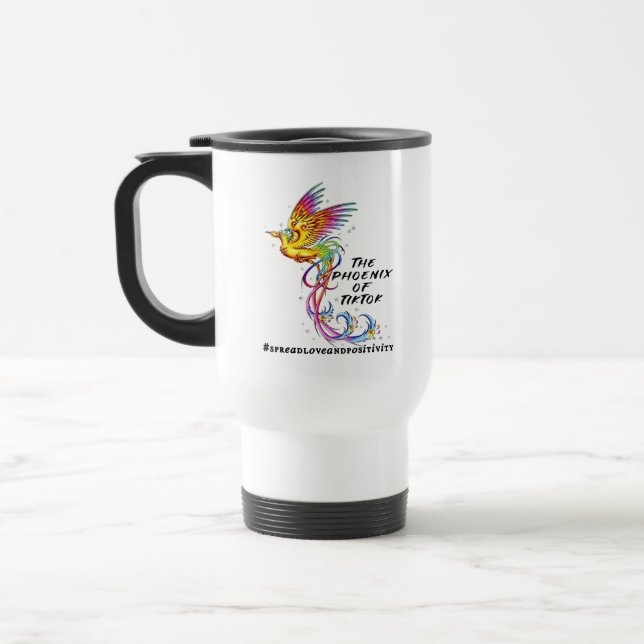 Taza De Viaje El Fénix de Tik Tok (Izquierda)