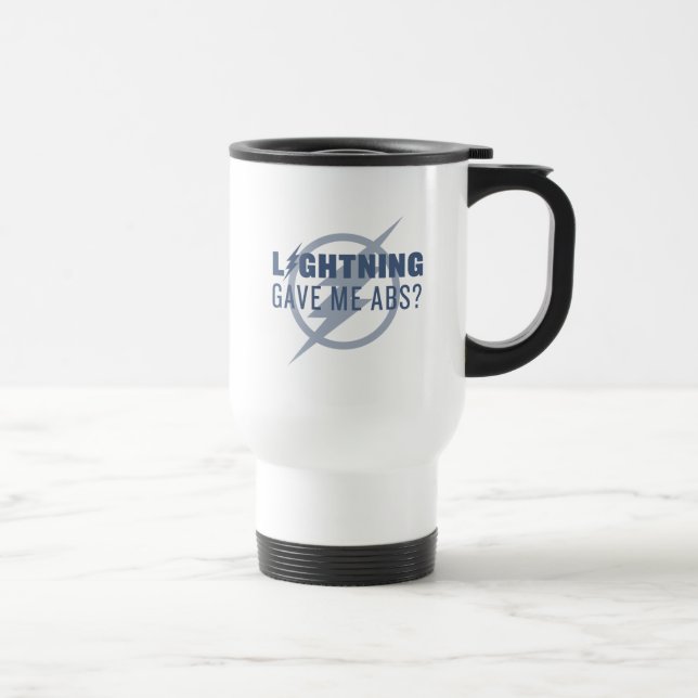Taza De Viaje El Flash | "Rayos me dieron abs?" (Derecha)