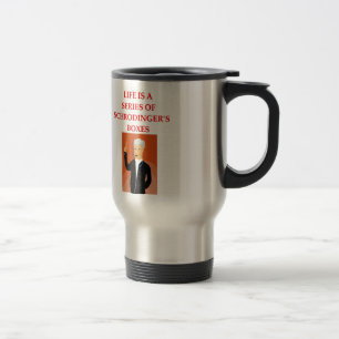 Taza De Viaje el gato de los schrodinger