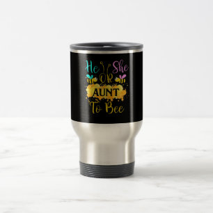 Taza De Viaje El género revela lo que será - regalo para la tía