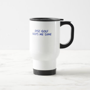 Taza De Viaje El golf del disco me mantiene sano