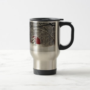 Taza De Viaje El granero rojo en la nieve de 2011