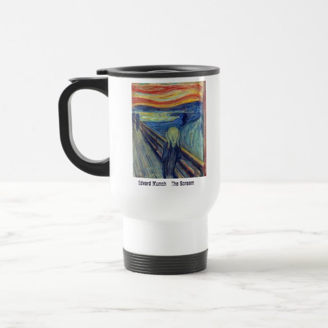 Taza De Viaje El Grito Edvard Munch El Grito (Izquierda)