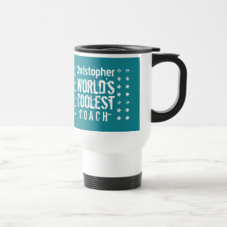 Taza De Viaje El Grunge verde azulado del fondo del COCHE