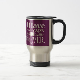 Taza De Viaje El hacer punto • No bastante hilado • Artes