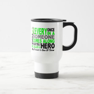 Taza De Viaje El HÉROE de Non-Hodgkins del linfoma VIENE