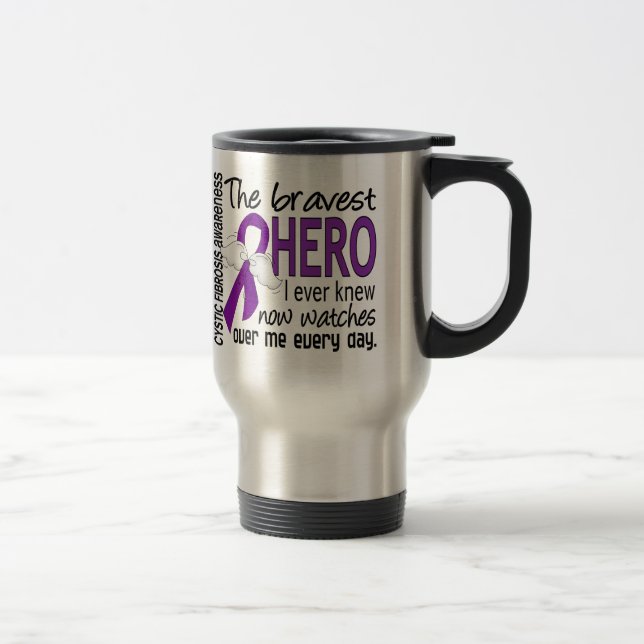 Taza De Viaje El héroe más valiente sabía nunca fibrosis (Derecha)