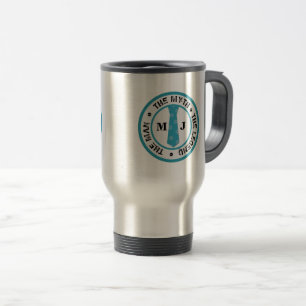 Taza De Viaje El hombre el mito la leyenda nombre personalizado