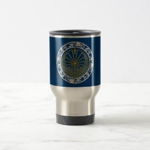 Taza De Viaje El hombre en el laberinto - plata dorada ornamenta