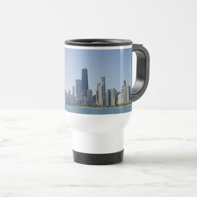 Taza De Viaje El horizonte de Chicago (Anverso derecho)