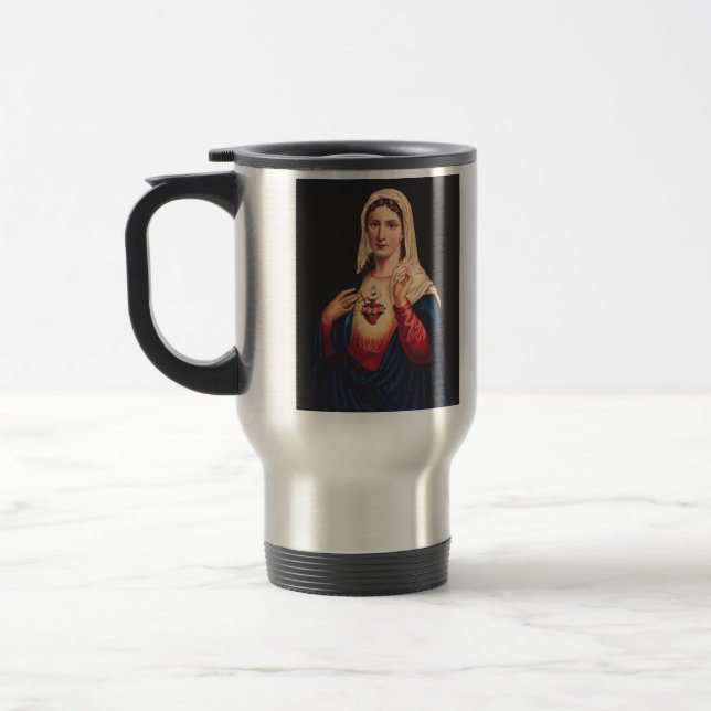 Taza De Viaje El Inmaculado Corazón de María (Izquierda)