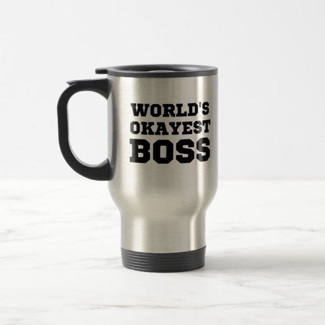 Taza De Viaje El jefe más Okayés del mundo (Izquierda)