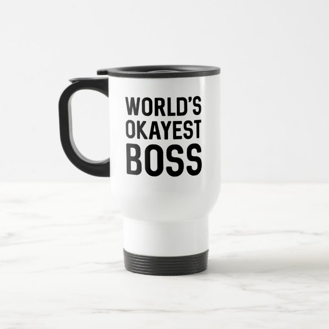 Taza De Viaje El jefe más Okayés del mundo (Izquierda)