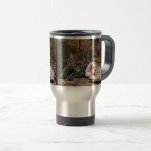 Taza De Viaje "El leopardo morirá abajo con el niño " Isaías 11