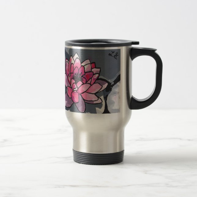 Taza De Viaje El lirio de agua (Derecha)