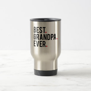 Taza De Viaje el mejor abuelo nunca, arte de la palabra, diseño