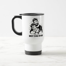 Taza De Viaje El mejor café de papá de la historia - Divertido y