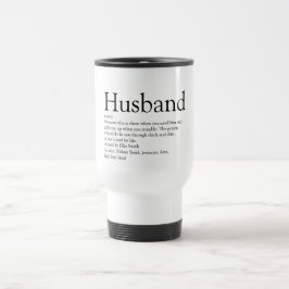 Taza De Viaje El mejor divertido en definición de marido del mun