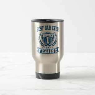 Taza De Viaje El mejor número uno del papá nunca en la pesca