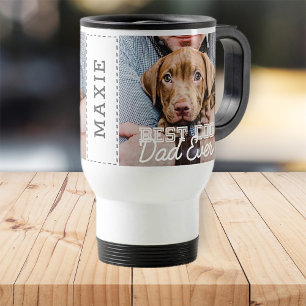 Taza De Viaje El mejor padre del perro jamás Personalizado moder