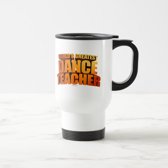 Taza De Viaje El mejor profesor de danza del mundo (Derecha)