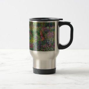 Taza De Viaje el monet florece el vintage
